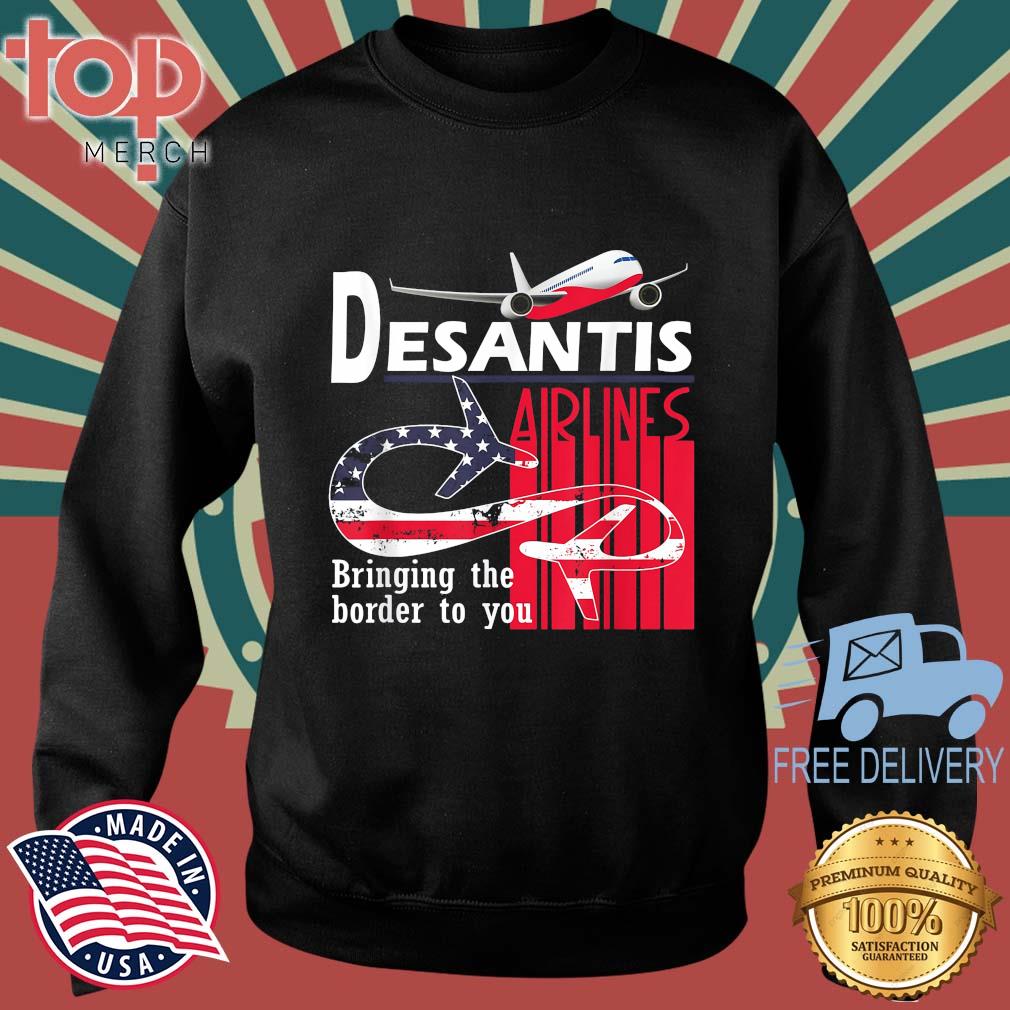 Desantis Airline Bringing the Border to You Martha’s Vinyard T-Shirt(1) topmerchus sweater den