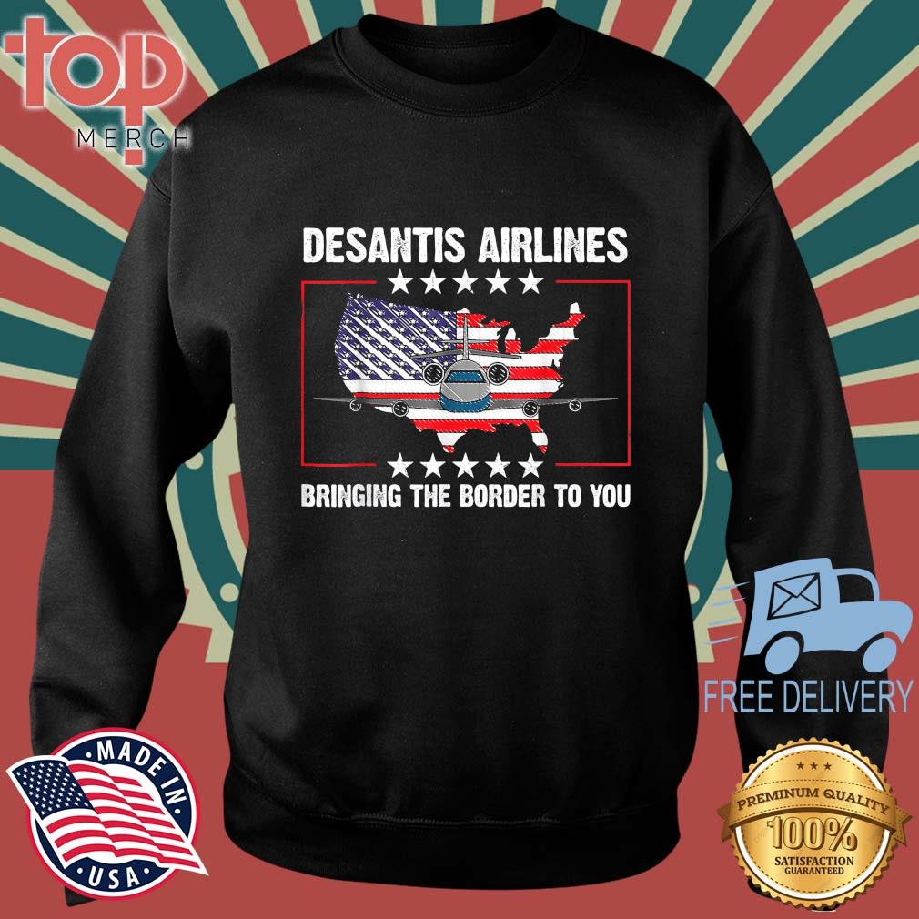 DeSantis Airlines Political USA Flag T-Shirt topmerchus sweater den