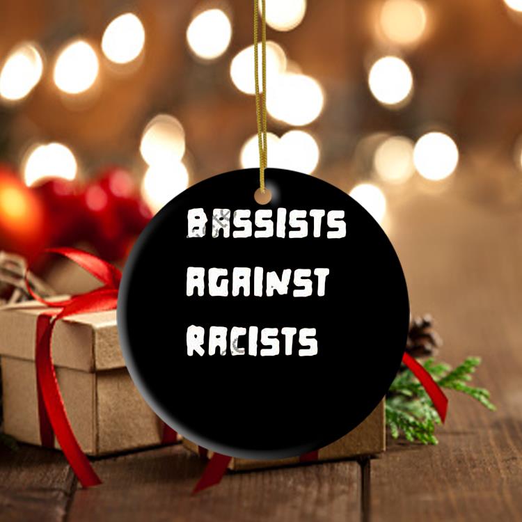 Bassists Against Racists Ornament