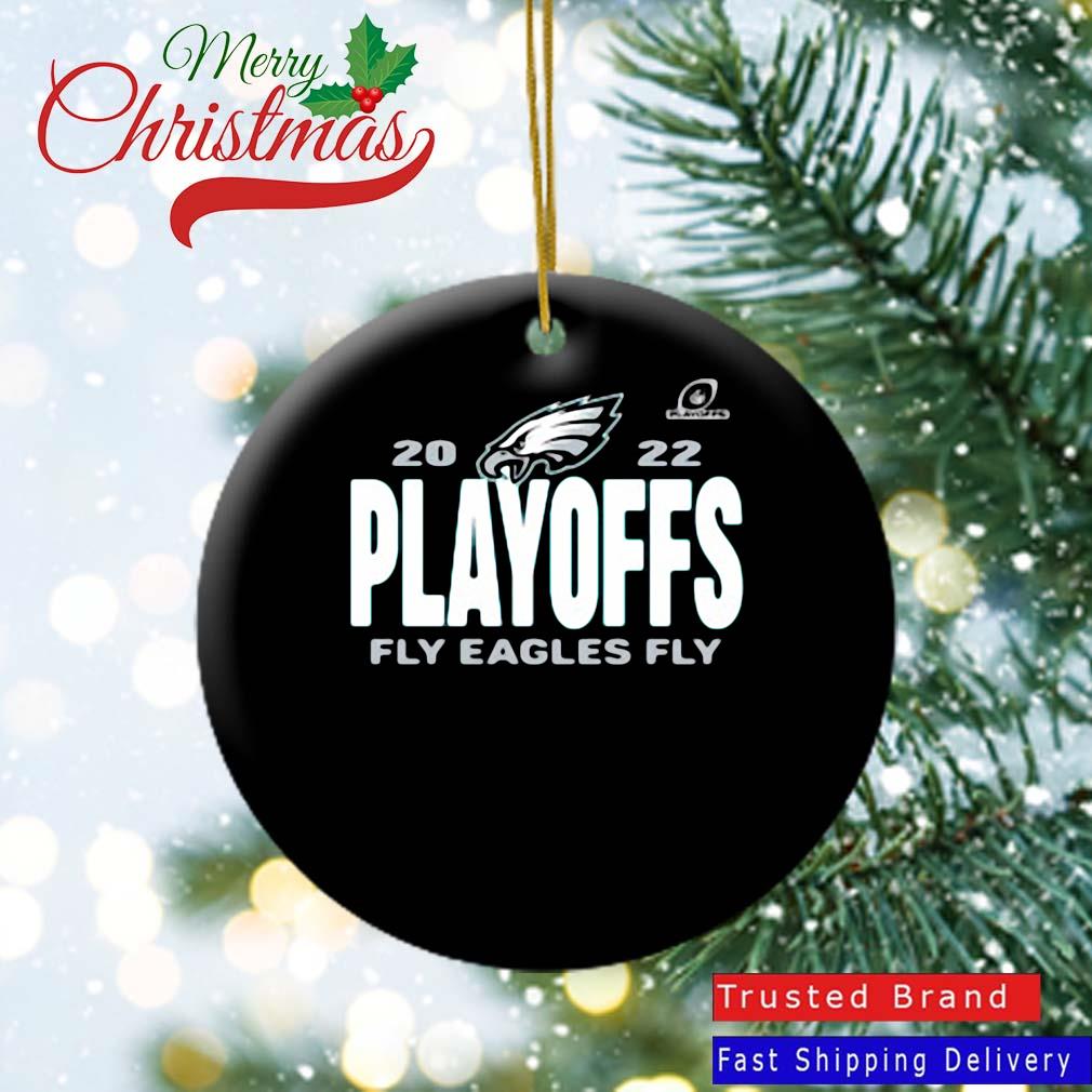 Philadelphia Eagles 2022 NFL Playoffs Fly Eagles Fly Ornament
