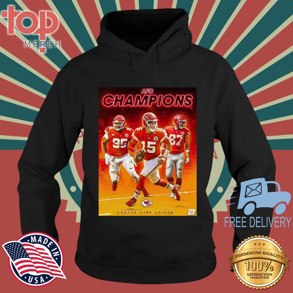 Kansas City Chiefs AFC Champions NFL 2023 Shirt topmerchus hoodie den